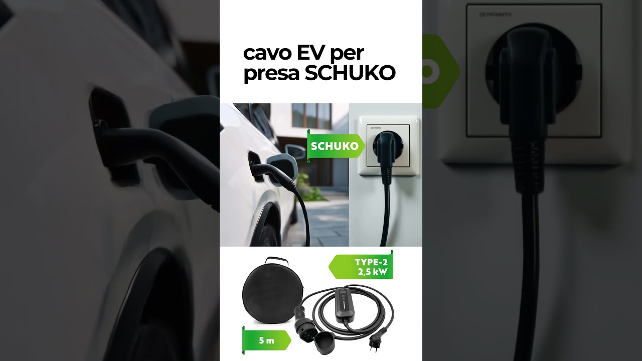 Cavi di ricarica per veicoli elettrici